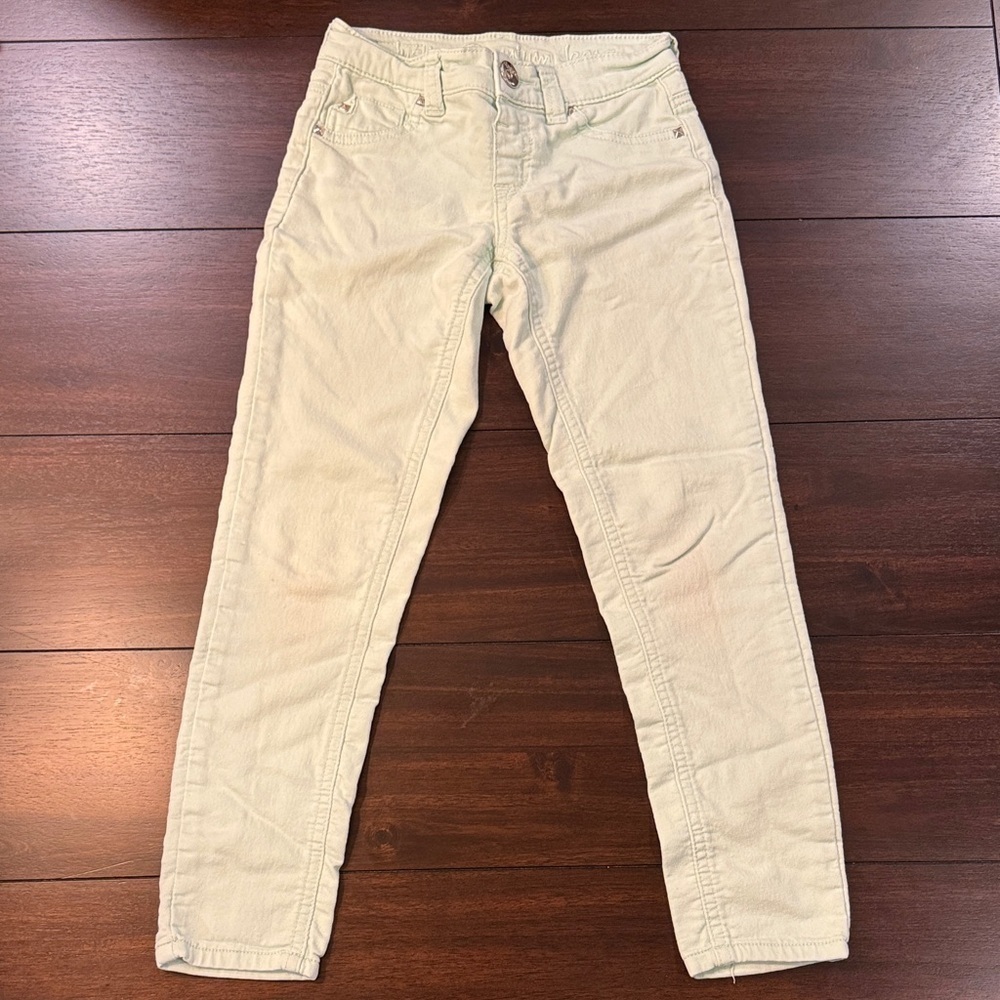 Justice Kids Mint Green Jeggings